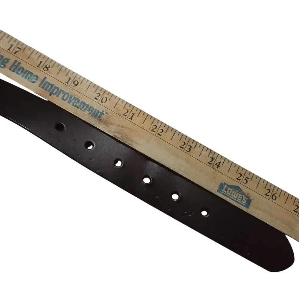 Belt Gap Brown Leather Brass Buckle Size Small Fits Waist Boy 18-23